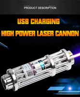Focus on FOXLASERS Blue Laser Flashlight Laser indicator USB charging outdoor guide laser pointer 450nm Strange gift 2000