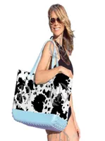 2022 Mujeres impermeables Silicone Eva Beach Bag Bogg Tote with Hole6695486