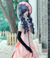 Nuevo anime negro mayordomo kuroshitsuji ciel cosplay Ciel Ciel Girls Pink Dress Carnival Halloween Adultos para mujeres Custom