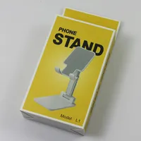 Vouwen Plastic mobiele telefoonhouder Verstelbare mobiele telefoonaccessoires Portable Extend Stand Universal Mount voor tablets smartphones