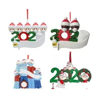 クリスマスの装飾クリスマスツリーファミリーペンダントホームワード樹脂雪だるまオーナメントDIY 9 5ZN J2ドロップデリバリーガーDH9UB