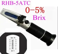 Hand held 05 Low Brix Cutting Liquid Refractometer RHB5ATC Metal Working Liquid Tester Saccharometer Sugar Concentration Measur5316438