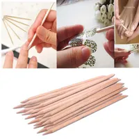 Nail Art Kits 20Pcs Women Lady Double End Professional Orange Wood Stick Cuticle Pusher Pedicure Remover Manicure Tool