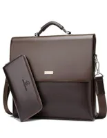 حقيبة حقيبة رجال الأعمال التجارية للعلامة التجارية Pu Leather Black Luxury Designer Laptop Bag Bag Explase4975137