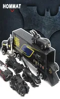 Hommat Weels 164 Scale Wheel Track Batman Batmobile Model Car Alloy Diecasts Brinquedos de veículos de brinquedo para crianças LJ2009303808255