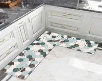 Tapis de cuisine matre moins cher Antislip Modern Area tapis salon salon salle de bain imprim￩ paillasson paillasson de salle de bain g￩om￩trique 2103