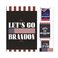 Banner Flags Lets Go Brandon Outdoor Garden Flag Two Sided Hand Banner 45X30 Hanging Flags Party Supplies 7Tl H1 Drop Delivery Home F Dhfwu