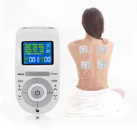 681215 Modes Tens Machine Unit 4 Electrode Pads for Pain Relief Pulse Massage EMS Muscle Stimulation Tens Electroestimulador8973238