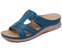 2020 Summer Women Wedge Sandals Premium Orthopedic Orthopedic Apri Sandals Vintage Antislip Piattaforma casual Piattaforma femmina Retrò Scarpe5056188