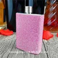 Hip Flasks 4OZ stainless steel with diamond hip flask Special for Ladies 221124