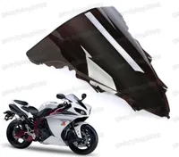 NY MOTORCYCLE DUBBEL BUBBLE Vindruta FAIRING Windshield Lens ABS för Yamaha YZF R1 20092014 2010 2011 2012 20134619378