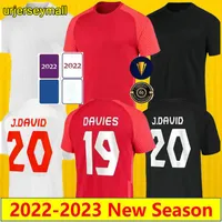 2022 2023 Canada Soccer Jerseys DAVIES maillots de futol 22 23 DAVID LARIN CAVALLINI EUSTAQUIO HUTCHINSON football shirts BUCHANAN LARYEA 2145682 men kids uniforms
