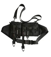 Techwear Multipocket Tactical Functional Waist Pack 캐주얼 폰 파우치 실외 러닝 힙합 가슴 장비 벨트 가방 스트리트웨어 2116652517