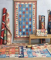 Carpets Turkish Folk Style Home Handwoven Wool KILIM Living Room Bedroom Restaurant Coffee Table Sofa Thin Carpet Gc137kli05yg2