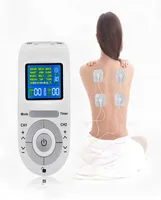 681215 Modes Tens Machine Unit 4 Electrode Pads for Pain Relief Pulse Massage EMS Muscle Stimulation Tens Electroestimulador9954247