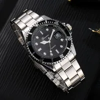 Wristwatches Top Luxury Watch Men Steel Wrist Luminous Life Waterproof Watches Quartz Clocks Montre Homme Relojes Para Hombre 1pc