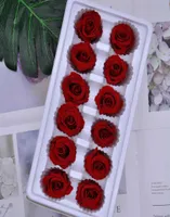 1 boîte Fleurs conservées de haute qualité Fleur Rose immortelle Rose 34 cm de diamètre Gift de la fête des mères Eternal Life Flower Material Box Q04570902