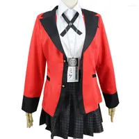 Tracksuits voor heren volledige set Kakegurui Yumeko Jabami Saotome Meari Japanse schoolmeisjes uniform cosplay kostuum kostuum volwassen kind meisje
