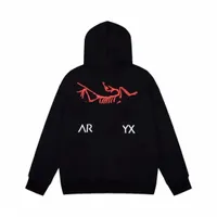 Designer Luxury Trendy Bird Arcteryss Hooded Printed Sweater Men And Women Couples Cotton Plush Long Sleeve Pullover Good