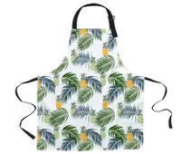 Önlük ananas palmiye tropikal bitkiler the Tropical Bitkiler Mutfak Çivi Dükkanı Önlük Kadınlar Erkek Çocuklar Akşam Yemeği Partisi Pişirme Pişirme Aksesuarları
