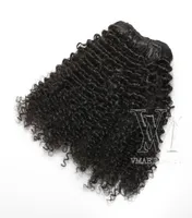 Vmae peruano afro kinky clipe encaracolado na extensão do cabelo humano 3a 3b 3c 4a 4b clipe 4c em 120g Color35881843