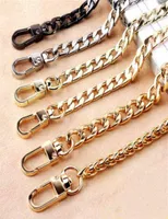 Long 120cm Metal Purse Chain Strap Handle Replacement Chain Handbag Shoulder Bag Chain Accessories GoldSilverBlack Y2205107439354