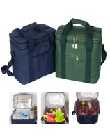 Insulated Picnic Lunch Bag Leakproof Cooler Travel Reusable Box Portable Adjustable Strap Outdoor Travel Camping Fishing Tote B638