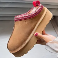 Austrália Tazz Slippers for Women Boots Slides de Furring de Furring A quente