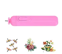 Random Color Multi Function Pen DIY Electric Slotted Paper Craft Paper Quilling Tools Winder Steel Curling Pen Craft Accessories8373350