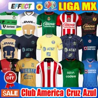 Nouveau 22 23 Maillots de football du Club America 2022 Mexique Xolos de Tijuana Tigres UNAM Guadalajara Cruz Azul kit Maillots de Chivas