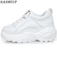 Rasmeup Women High Platform Sneakers White Women039s Coper Trainer Brand Fashi