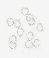 C Open Jump Rings Keychain Rings for Earring Necklace Bracelet DIY Craft Jewelry Making Findings Multiple Sizes Silver6972398