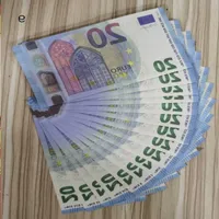 EUROS PLAY PAPER PAPEL Realista Copiar dinheiro Cole￧￣o de filmes de neg￳cios Banco NOTA 20 FALSO MAIS PARA NOTCLUB 23 ACLJS