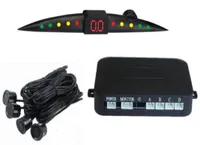 Spot PZ301 LED Parking Sensor Car Crescent Beeper Reversing Radar Four Probes Numeral LED Digital Display1615687