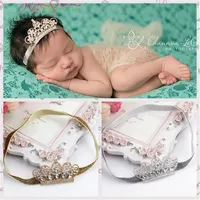Crystal Crown Children Headbands Baby Photo Headdress Multiple Colors Can Choose BR097