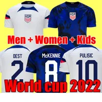 PULISIC DEST MCKENNIE world cup Soccer Jerseys 2022 AARONSON MUSAH usAS MORGAN LLOYD America Football Shirt United States LLETGET MEN women KIDS SETS KITS