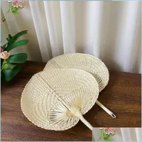 Other Event Party Supplies Hand Woven Party Bamboo Fan Baby Environmental Protection Mosquito Repellent For Summer Wedding Favor 8 Dhfi3