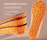 Schuhteilezubehör Orthopädische Höhe Erhöhen Sie Einlegesohlen für Männer Männer Invisible Boost 1535 cm Memory Foam Schuhe Pad atmungsaktiv F9620898