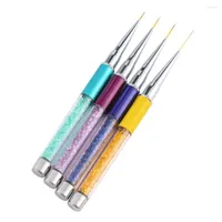 Nail Brushes Fashion 3D Gradient Art French Style DIY Beauty Manicure Painting UV Gel Brush Drawing Lines Grid Stripe Liner Pen