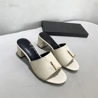 Designer Sandals Women Yslity Heel Shoes Fashion Platform Heels Luxury Slippers Woman Leather Flip Flops Heels High quality sdfcdd