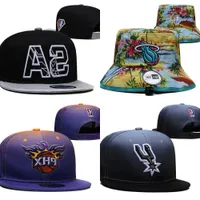 snapbacks san antonio''spurs''caps phoenix''suns''hat miami''heat''basketball hat القبعة قابلة للتعديل