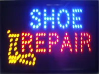 Led shoe repair shop open neon sign custom led sign 1019 inch semioutdoor Ultra Bright advertising Running signage5451123