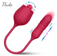 Nxy ovo vibrado de rosa para mujer con Lengua lamer vibrador empuje el punto g consolador femenino juguetes sexuales adultos 014302272