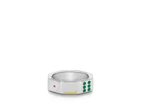 Con anillo de banda de bolsas 361 l titanium amantes de acero inoxidable anillos de dados para mujeres joyas parejas de moda de boda joyería1566262