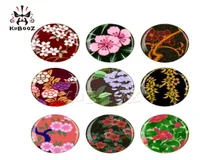 KUBOOZ Acrylic Ancient Plant Flowers Ear Plugs Tunnels Piercings Body Jewelry Piercing Gauges Expander Stretchers Whole 625mm6855732