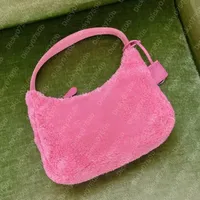 Fur bag sac de luxe Nylon women bags luxury Tasche designer purse lady Womens luxurys designers crossbody tote Hobo Shoulder Handbags Bag wallet 2000 dicky0750b