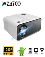 Projektörler WZATCO C5 Full HD Native 1080p LED ProYektör 2K 4K 5G WiFi Android 110 Akıllı Telefon Beamer 3D Ev Video Tiyatrosu 6D Anahtar