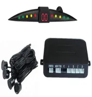 Spot PZ301 LED Parking Sensor Car Crescent Beeper Reversing Radar Four Probes Numeral LED Digital Display7579763