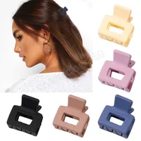 2 cm Matte Mini Hair Claws Chic Barrettes Crab Tascate Solido Corso Slace Clip Accessori per capelli alla moda