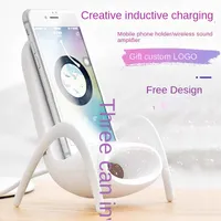 Amplificador de som de cadeira Yezhou Fast IPhone Wireless Charger adequado para Apple Android Samsung Celular Suport Generation